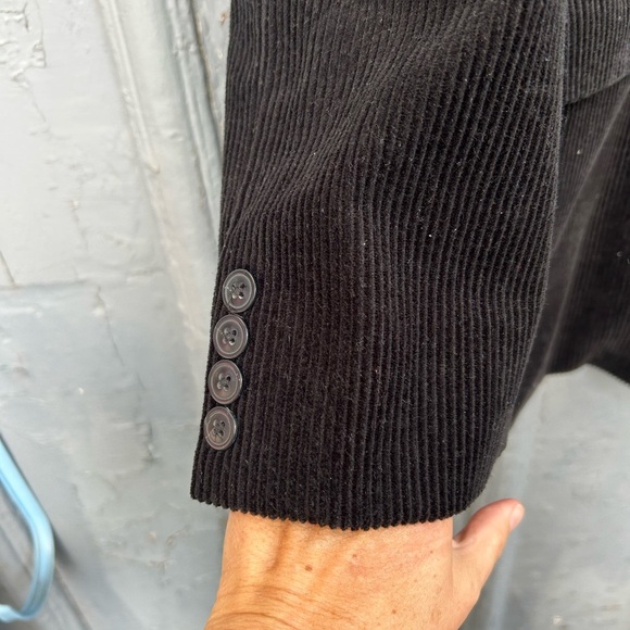 Emerson Fry Black Dylan Cord Jacket, Size Large - Picture 10 of 15